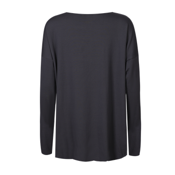 Liberté - Alma Ls Top (Fleece) - Dark Grey